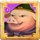 wild monkey king pig symbol icon