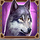 wild north radiant skies go collect wolf symbol icon