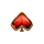 wild oclock spade symbol icon