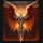 wild phoenix rises sword symbol icon