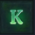wild pounce k symbol icon