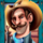wild saloon man symbol icon