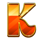 wild santa hold and hit k symbol icon