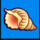 wild shark shell symbol icon
