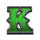 wild shooter k symbol icon