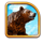 wild snow spin bear symbol icon