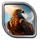 wild snow spin eagle symbol icon