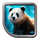 wild snow spin panda symbol icon