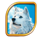 wild snow spin wolf symbol icon