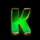 wild spin k symbol icon