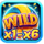 wild sunburst wild symbol icon