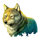 wild survivor wolf symbol icon