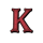 wild tattoos k symbol icon