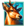 wild thunder deer symbol icon