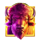 wild west buffalo blast head symbol icon