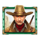 wild west gold megaways green character symbol icon