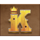 wild west gold megaways k symbol icon