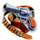 wild west revolver gun symbol icon