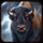 wild west whirlwind bison symbol icon