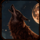 wild west whirlwind wolf symbol icon