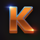 wild wheel k symbol icon
