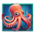 wild wild pearls octopus symbol icon