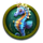 wild wild pearls seahorse symbol icon