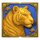 wild yoga collector gold tiger symbol icon