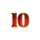 windy city 10 number symbol icon