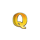 windy city q letter symbol icon