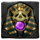 wings of horus purple symbol icon