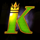 winners gold king symbol icon