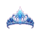 winter empress crown symbol icon