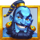wish and spin fortune genie symbol icon