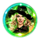witchy wins green witch symbol icon