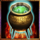 wizard riches cauldron symbol icon