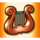 wms gaming zeus ii harp symbol icon