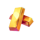 wolf and crown gold symbol icon