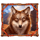 wolf canyon hold and win brown dog symbol icon