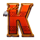 wolf canyon hold and win k symbol icon