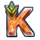 wolf fang ice and fire k symbol icon