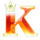 wolf fang snowfall k symbol icon