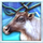 wolf fang the polar lights reindeer symbol icon