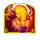wolf gold 4 pack bison symbol icon