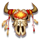 wolf gone wild hold and win skull symbol icon