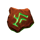wolf hiding green rune symbol icon