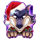 wolf it up christmas wolf symbol icon