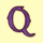 wolf moon q symbol icon