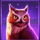 wolf night owl symbol icon