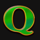 wolf night q letter symbol icon